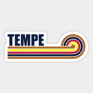 Tempe Arizona horizontal sunset Sticker